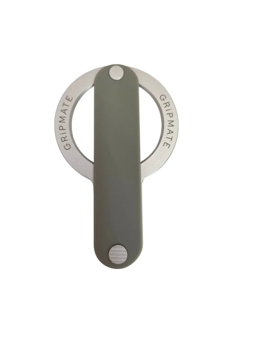 GripMate MagSafe Slim Magnetic Phone Loop Grip & Kickstand Holder iPhone Silver